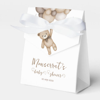 Teddy Bear Baby Shower Girl Favor Boxes Bedankdoosjes