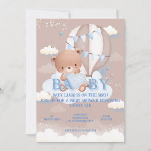 TEDDY BEAR Baby shower Invitation