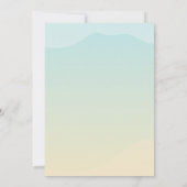 Teddy Bear Baby shower Invitation Kaart (Achterkant)