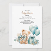 Teddy Bear Baby shower Kaart (Voorkant)