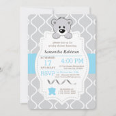 Teddy Bear Baby shower Kaart (Voorkant)