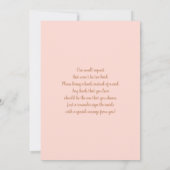 Teddy Bear Baby shower Uitnodiging (Achterkant)