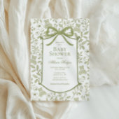 Teddy Bear Baby shower uitnodiging | elegant