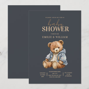 Teddy Bear Baby shower Uitnodiging kan nauwelijks 