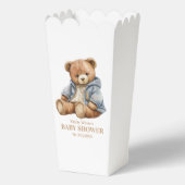 Teddy Bear Baby shower Uitnodiging kan nauwelijks Bedankdoosjes (Voorkant)