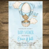 Teddy Bear Baby shower uitnodiging, we kunnen nauw Folie Uitnodiging