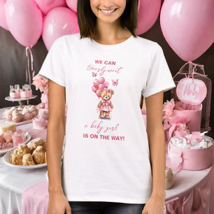 Teddy Bear Ballon Vlinder Meisje Baby Moeder om te T-shirt