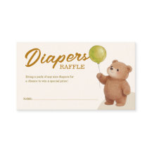 Teddy Bear Ballonnen Baby Shower Luier Raffle
