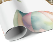 Teddy Bear Balloon Cute Wrapping Paper Cadeaupapier (Rol Hoek)