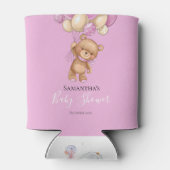 Teddy Bear Balloon PINK Koelbox Blikjeskoeler (Achterkant)