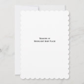 Teddy Bear Balloon Theme Baby Shower Invitation (Dos)