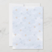 Teddy Bear Balloons Boy Baby shower Invitation (Dos)