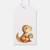 Teddy Bear Balloons Kinder Foto Birthday Cadeaulabel (Achterkant)