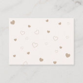 Teddy Bear Balloons Luier Raffle Baby shower Informatiekaartje (Achterkant)