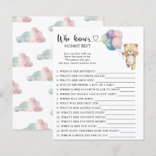 Teddy Bear Balloons - Wie kent mama het beste