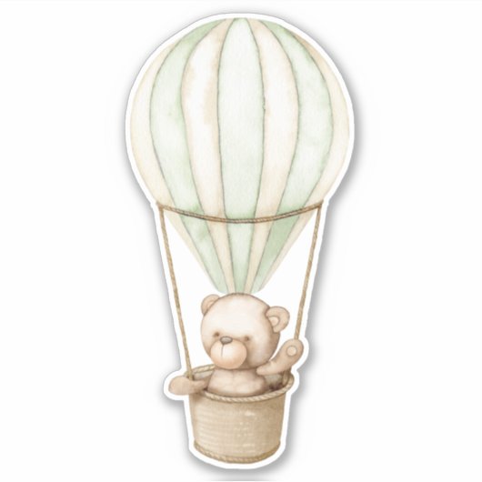 Teddy Bear Bear Bear Mignonne Animal Sticker (Devant)