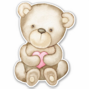 Teddy Bear Bear Bear Mignonne Animal Sticker