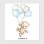 Teddy Bear Bear Bear Mignonne Animal Sticker (Feuille)