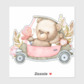 Teddy Bear Bear Bear Mignonne Animal Sticker (Feuille)