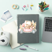 Teddy Bear Bear Bear Mignonne Animal Sticker (Couverture iPad)