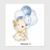 Teddy Bear Bear Bear Mignonne Animal Sticker (Feuille)