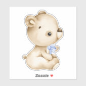 Teddy Bear Bear Bear Mignonne Animal Sticker (Feuille)
