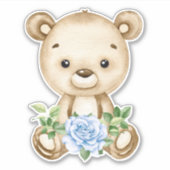 Teddy Bear Bear Bear Mignonne Animal Sticker (Devant)