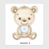 Teddy Bear Bear Bear Mignonne Animal Sticker (Feuille)