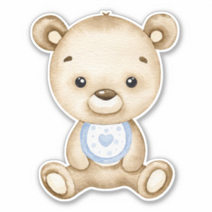 Teddy Bear Bear Bear Mignonne Animal Sticker