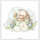 Teddy Bear Bear Bear Mignonne Animal Sticker (Feuille)