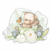 Teddy Bear Bear Bear Mignonne Animal Sticker (Devant)