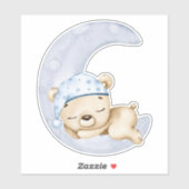 Teddy Bear Bear Bear Mignonne Animal Sticker (Feuille)
