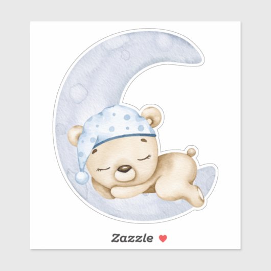 Teddy Bear Bear Bear Mignonne Animal Sticker (Feuille)