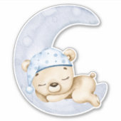 Teddy Bear Bear Bear Mignonne Animal Sticker (Devant)