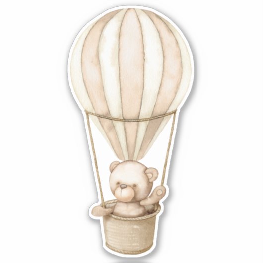 Teddy Bear Bear Bear Mignonne Animal Sticker (Devant)