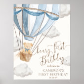 Teddy Bear Beary Première Affiche de bienvenue d'a (Devant)