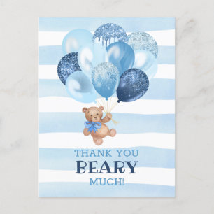 Teddy Bear bedankt je veel Briefkaart