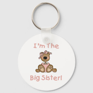 Teddy Bear Big Sister Sleutelhanger