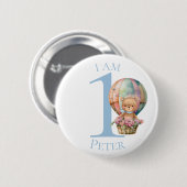 Teddy Bear BIRTHDAY Button (Voorkant /achterkant)