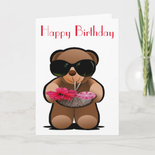Teddy Bear Birthday Kaart