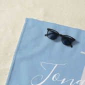Teddy Bear Blue Balloons serviette de plage pour l (En situation)