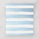 Teddy Bear Blue Silver Balloons Baby shower gevouw (Binnenkant ongevouwen)