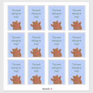 Teddy Bear Boekplaten Sticker