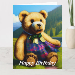 Teddy Bear Bonne carte d'anniversaire