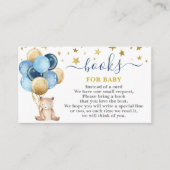 Teddy Bear Boy Apportez une carte de livre (Devant)