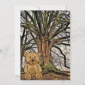 Teddy Bear Boy Baby Shower Invitations (Dos)