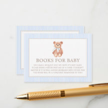 Teddy Bear Boy Classic Baby shower Boeken voor Bab