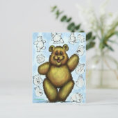 Teddy Bear Briefkaart (Staand voorkant)