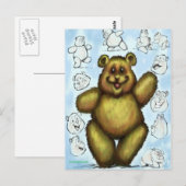Teddy Bear Briefkaart (Voorkant / Achterkant)
