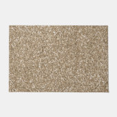 Teddy Bear Brown Glitter      Deurmat (Voorkant)